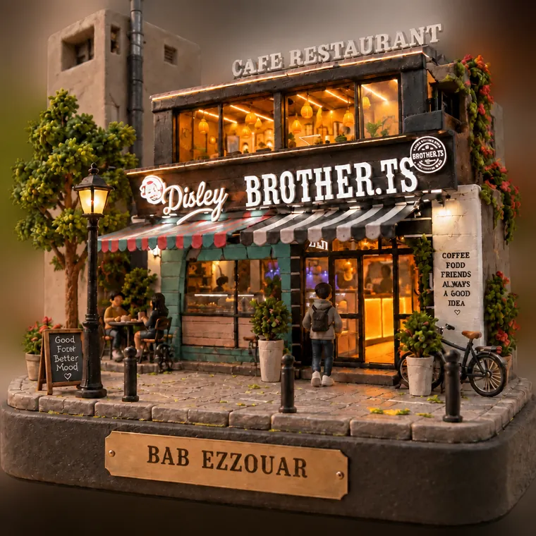 Le restaurant Brother.ts de Bab Ezzouar